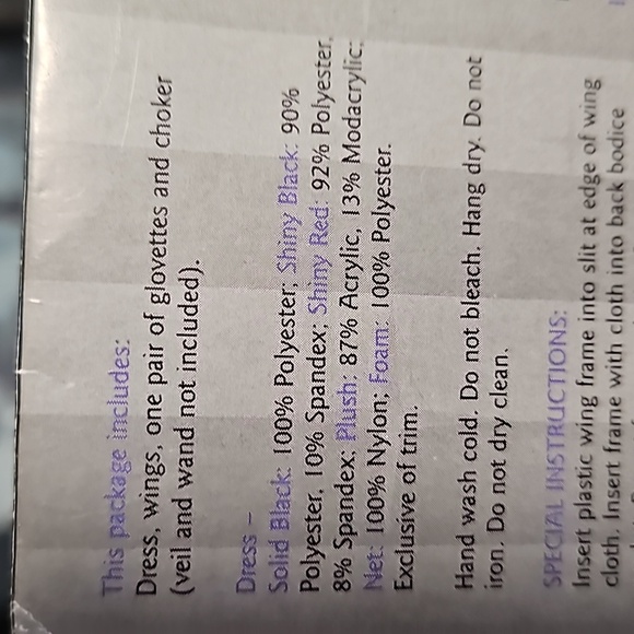 DISGUISE WOMEN'S VAMP FAIRY COSTUME - Picture 4 of 9